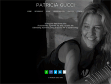 Tablet Screenshot of patriciagucci.com